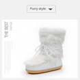 thumbnail image 4 of Botas espaciales peludas de moda europea y americana de invierno 2023 40, 4 of 5