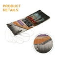 thumbnail image 4 of Bgsha 6pcs/Pack Sabikis Soft Fishing Lure Rigs Bait Jig Lure Feather lure Herring Bait, 4 of 9