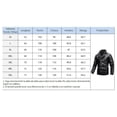 thumbnail image 4 of Chaqueta de cuero con cuello vuelto para hombre, color negro vintage, 4 of 6