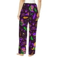 thumbnail image 3 of Haiem Mardi Gra2 Women's Pajama Pants Ultra Lightweight Pjs Bottoms Sleepwear Bottom Pants With Pocket Drawstring-Small, 3 of 9