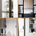 thumbnail image 4 of Set Of 2 Rectangular Recessed Stainless Steel Matte Black Sliding Door Handles For Sliding Barn Door, 4 of 5