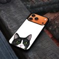 thumbnail image 4 of WIRESTER Shockproof Soft Rubber Cover Case for Apple iPhone 17 Pro Max 6.9" 2025, Animal Black White Tuxedo Cat, 4 of 5