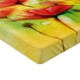 thumbnail image 2 of Ambesonne Floral Fitted Sheet, Poppy Flowers Blossom, Twin Size, Yellow Red, 2 of 3