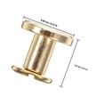 thumbnail image 2 of FOMIYES 10Ud Kit De Fijación Con Remaches De Cobre Y Tornillos Para Artesanía En Cuero Y Manualidades, 2 of 8