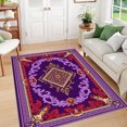 thumbnail image 6 of 6.5'x10' carpet for stairs non slip runway carpet area rug small cheetah print area rug play area rug, 6 of 10