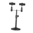 thumbnail image 2 of Soporte para teléfono de escritorio, cómodo ángulo de altura ajustable, soporte doble para teléfono ajustable de 360 grados para ver en la oficina, 2 of 8