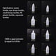 thumbnail image 5 of Seitruly 50pcs 10ml PE Plástico Botella de gotas para los ojos vacía Gotero líquido transparente exprimible Cuentagotas de vidrio y botellas Como se muestra 50ml Seitruly MR1667-02, 5 of 6