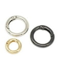 thumbnail image 3 of tredstone 10 Pieces Spring Rings Round Carabiner 3/4inch O Rings for Bags Purse Silver, 3 of 9
