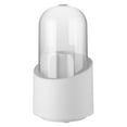 thumbnail image 1 of Soporte giratorio de 360 grados para brochas de maquillaje, 6 rejillas, contenedor para bolígrafos Blanco con tapa Zulema Organizador de escritorio, 1 of 8