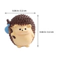 thumbnail image 2 of LABSERRON 7Pcs Tiny Hedgehog Shaped Miniature Decor Resin Figurines For Indoor And Outdoor Garden, 2 of 8