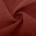 thumbnail image 4 of Daiosportswear Robe d'Été pour Femmes Col Rond Manches Courtes Mélange Coton Lin Ample Couleur Unie Poche Mode Jupe Mini, Robe Manches Courtes Rouge P(S), 4 of 7