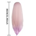 thumbnail image 4 of Peluca para cosplay Genshins Impacts Citlalis, pelo sintético, 80 cm, 4 of 4