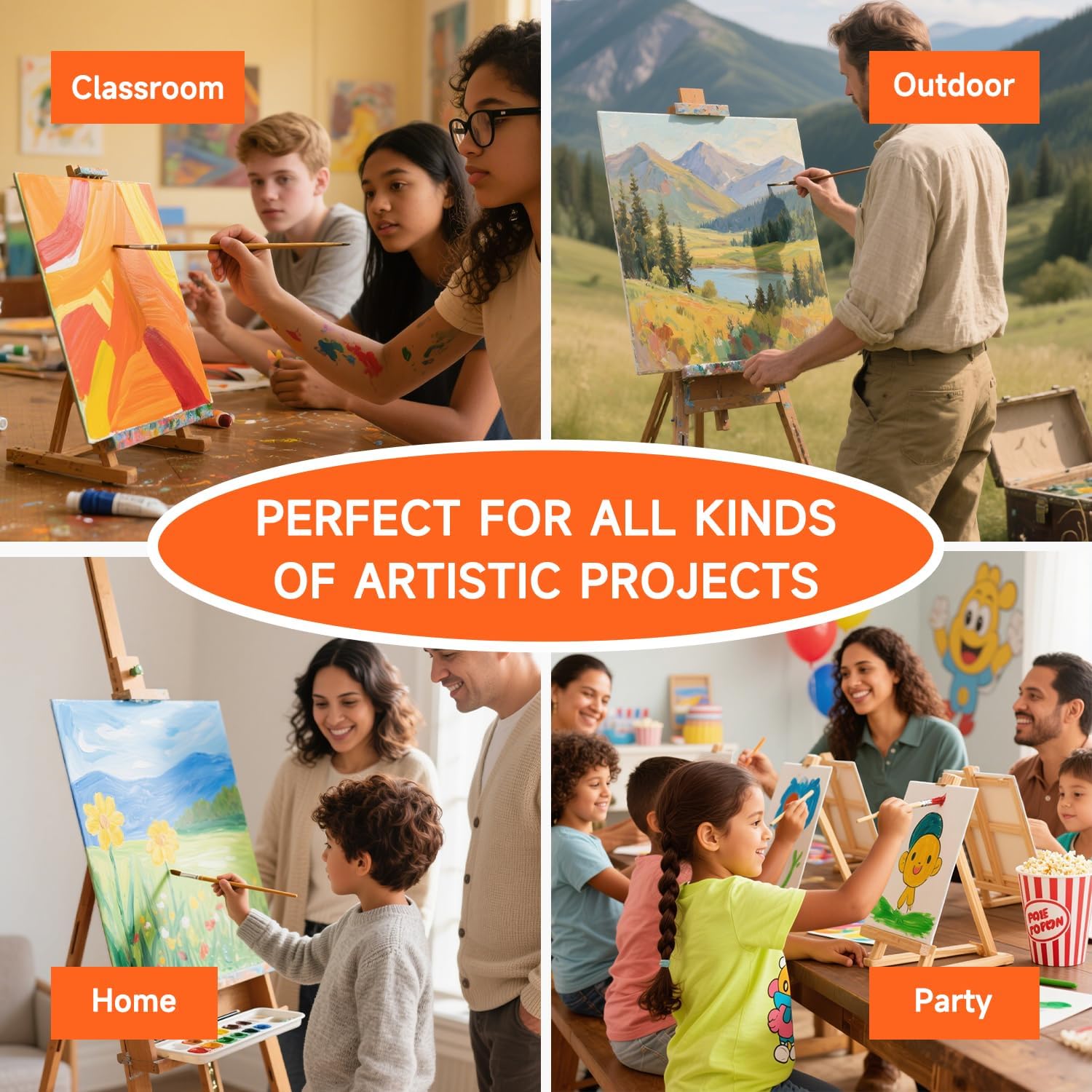 Shuttle Art Canvas Panels, 36 Pack, 5x7 & 8x10 Inches photo 8