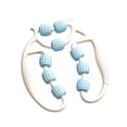 thumbnail image 4 of de pierna Roller Hommasta de 360 ​​grados Rodillo de relajación muscular 9 ruedas Herramienta de de tejido profundo para ejercicio Azul, 4 of 8