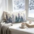 thumbnail image 5 of AYktou 20×12 Inch Christmas Pillow Covers, Soft Breathable Rectangular Throw Pillow Cases, Xmas Sofa Cushion Cover Holiday Winter Pillowcase for Bedroom Office Indoor Home Christmas Decor, 5 of 6