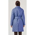 thumbnail image 4 of CoCopeaunt Women Fashion Mid-length Long Down Coat Warm Winter Fall Loose Thicken Down Coat Lightweight Vintage Coat with Belt, 4 of 5