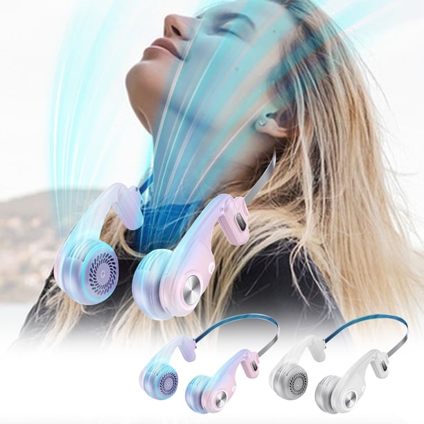 Mini Ventilador colgante onlyliua, Pequeño y Portátil, gran Potencia de Viento, Carga Silenciosa, Cinco velocidades