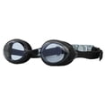 thumbnail image 1 of Gafas de natación de alta calidad, color negro con protección contra cortes UV, marco de silicona flexible y reposa nariz más alto y mejorado para una comodidad inigualable, 1 of 5