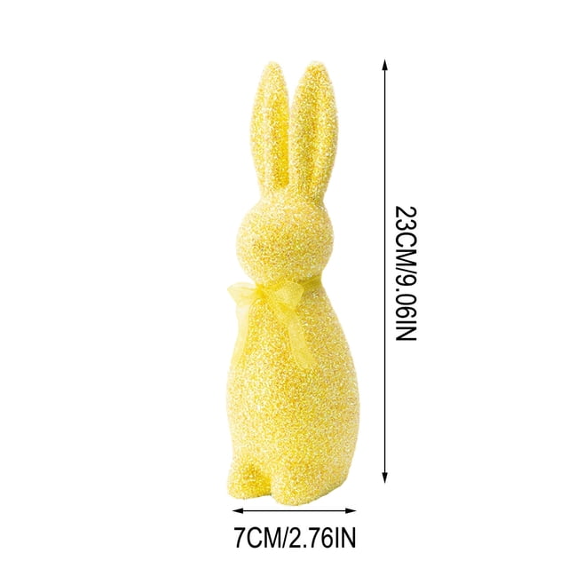 Yhmxh Home Decor Easter Glitter Ornament Garden Decor Welcome Home Decorations Spring Decor