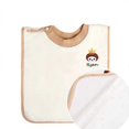 thumbnail image 2 of Baby Washcloth under $5! Xqxayjr Baby Bib and Washcloth Set, Absorbent Drool Bibs for Infants, Soft Microfiber Feeding Bib with Snaps, Reusable Baby Drool Cloths for Toddlers, 2 of 5