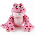 thumbnail image 3 of Big Mo's Toys Love Frog - Plush Valentine's Day Pink and Red Heart Printed Small Stuffed Frogs Animals for All Ages, 3 of 6