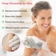 thumbnail image 3 of Guantes exfoliantes Evridwear, 3 pares, de nailon ligero para baño, 3 of 8