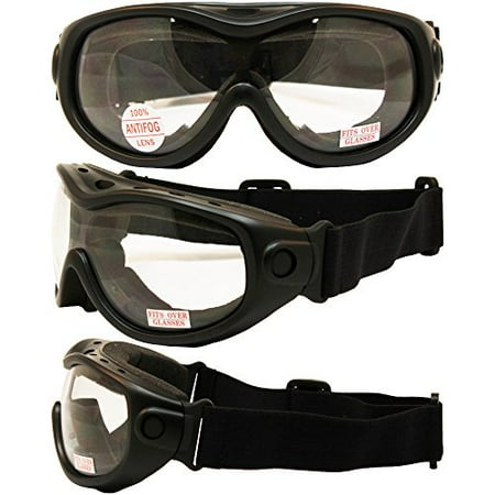 Smoked Lens Motorcycle Goggles - All-Star Motorcycle ATV MX Tactical