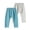 Khaki, variant on OGLCCG 2 Pack Boys Girls Cotton Pants Elastic Waist Casual Wide Leg Joggers Pants Loose Comfy Basic Running Trousers 0-8 Years