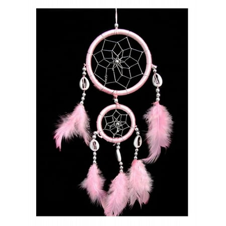 Handmade Pink Color Dream Catcher Car or Wall Hanging Decor ( With Betterdecor Gift Bag) - Walmart.com