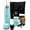 Light Blue, variant on Yerba Mate Kit, AutoMate Thermo, Mate Cup, Bombilla, White | 750 ml Double Wall Steel Thermos, Dual-Cap Design, Canvas Bag, Yerbero Container, Car Heater, Complete Travel Mate Set