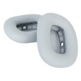thumbnail image 4 of Almohadillas de repuesto de espuma viscoelástica de cuero proteico, suaves y transpirables, para auriculares iOS Earbuds MAX, color gris., 4 of 14