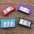 thumbnail image 4 of Reloj Portátil De Ditial Del Reloj Del Viaje Del Reloj Del auto Del Reloj De Exhibición Del LCD Mini Para el auto Del Camión Del perfecl  Mini reloj cuadrado, 4 of 8