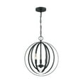 thumbnail image 5 of 60/7067 Nuvo Lighting Pendleton-3 Light Pendant in Glam Style-16 Inches Wide by 18.38 Inches High-Matte Black Finish    -Traditional Installation, 5 of 5
