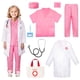 thumbnail image 1 of Disfraz de médico Meland para niñas de 7 a 8 años con bata de laboratorio y bolsa, 1 of 7