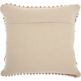 thumbnail image 2 of Nourison 20" x 20" Bohemian Pink Cotton Throw Pillow , Insert included, 2 of 2