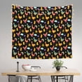 thumbnail image 2 of Disketp Flowe Rooster Tapestry 60x51 InchesTapestry for Living Room Bedroom Home, 2 of 6