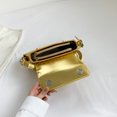 thumbnail image 2 of Bolso bandolera para mujer Bolso de mano de PU de diseñador de lujo para viajes de oficina (Oro), 2 of 6