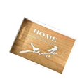 thumbnail image 1 of Wooden Food Tray Plate Fruit Tray Rectangular Tea Set Coffee Tray-B, 1 of 5