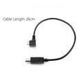 thumbnail image 7 of Chenyang CY 30cm Right Angled 90 Degree Micro USB OTG to Standard B Type Printer Scanner Hard Disk Cable Cable, 7 of 7
