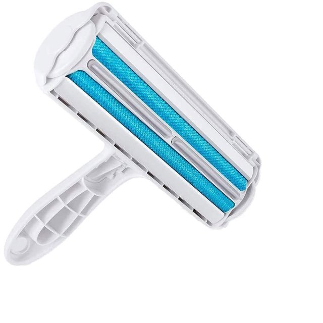 Cepillo para pelusas, removedor de pelo para mascotas, rodillo para pelusas, reutilizable para muebles, sofás, alfombras, ropa de cama (azul) Xemadio HFP-0052