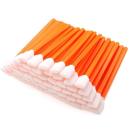 Mawalde 100 Pcs Foam Swabs Sticks Cleanroom Detailing Swab Sponge Sticks for Inkjet Printer, Optical Instruments,Camera Sensors