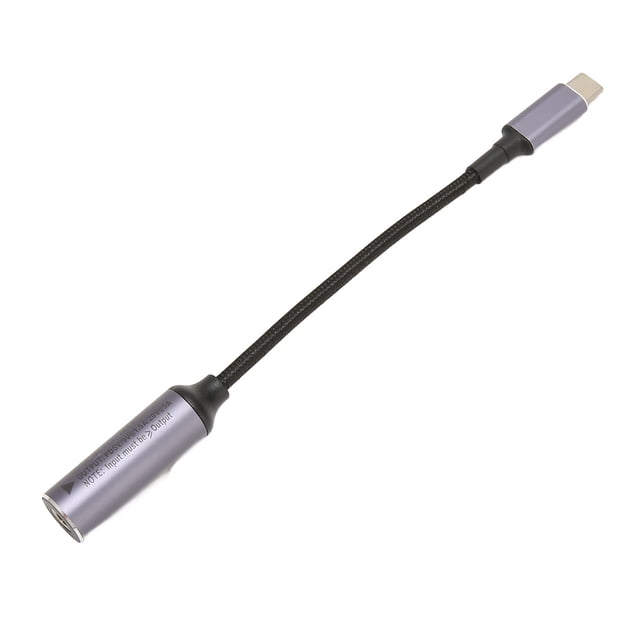 DC 7.4mmx0.6mm To USB C Charging Cord, Female To Male Up To 100W DC Input To Type C Charging Cable For Phone