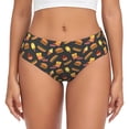 thumbnail image 1 of Balery Fast Food Ropa Interior de Algodón para Mujer con Dibujo – Braguitas Cómodas y Elásticas, Estilo Clásico-X-Large, 1 of 6