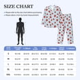 thumbnail image 4 of Lsque Strawberry Pattern Long Sleeve Pajama Set for Men - Soft 2-Piece Sleepwear and Loungewear Set with Pockets, Comfy Nightwear-Large, 4 of 7