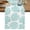 Aqua, Mint, White, variant on Black Tropical Summer Short Table Runner 36 Inches Long,Monstera Leaves Botanical Jungle Cotton Linen Table Runners Dresser Scarves,Fabric Tabletop Scarf Furniture Cover for Home Dinner Party 13"x36"