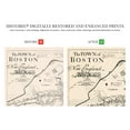 thumbnail image 3 of 1722 Map of Boston Massachusetts - Vintage Map Wall Art of the Town of Boston in New England - Boston Map Poster - Boston Map Wall Art - Vintage Boston Poster, 3 of 8