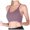 Purple, variant on Sports Bra For Women Y Back Padded Strappy Sports Bras Medium Support Workout Yoga Bra With Removable Cups Sports Bra One Shoulder plus Size Compression Bra Womens Workout Bras Women Bras plus Size