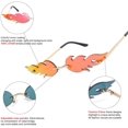 thumbnail image 4 of Gafas de sol sin montura para mujer, modernas, vintage y creativas., 4 of 5
