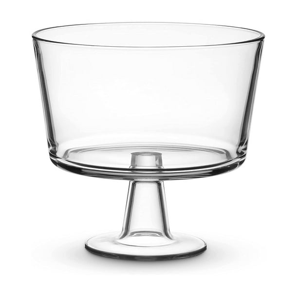 Crystal Glass Footed Trifle Bowls, Dessert Display Cake Stand