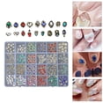 thumbnail image 4 of Cristales AB para uñas, gemas de vidrio para uñas, para decoraciones de uñas artísticas, con un SP03, 4 of 9